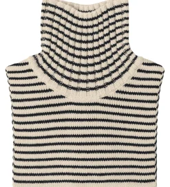 Børn FUB Tørklæder|Halsedisser|Halsedisse - Strik - Uld - Ecru/Dark Navy