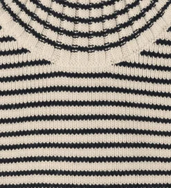 Børn FUB Tørklæder|Halsedisser|Halsedisse - Strik - Uld - Ecru/Dark Navy