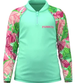 Funkita Svømmetøj|Badebluse - UV50+ - Zippy - Tropic Palm