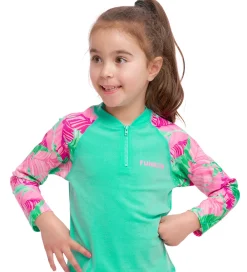 Funkita Svømmetøj|Badebluse - UV50+ - Zippy - Tropic Palm