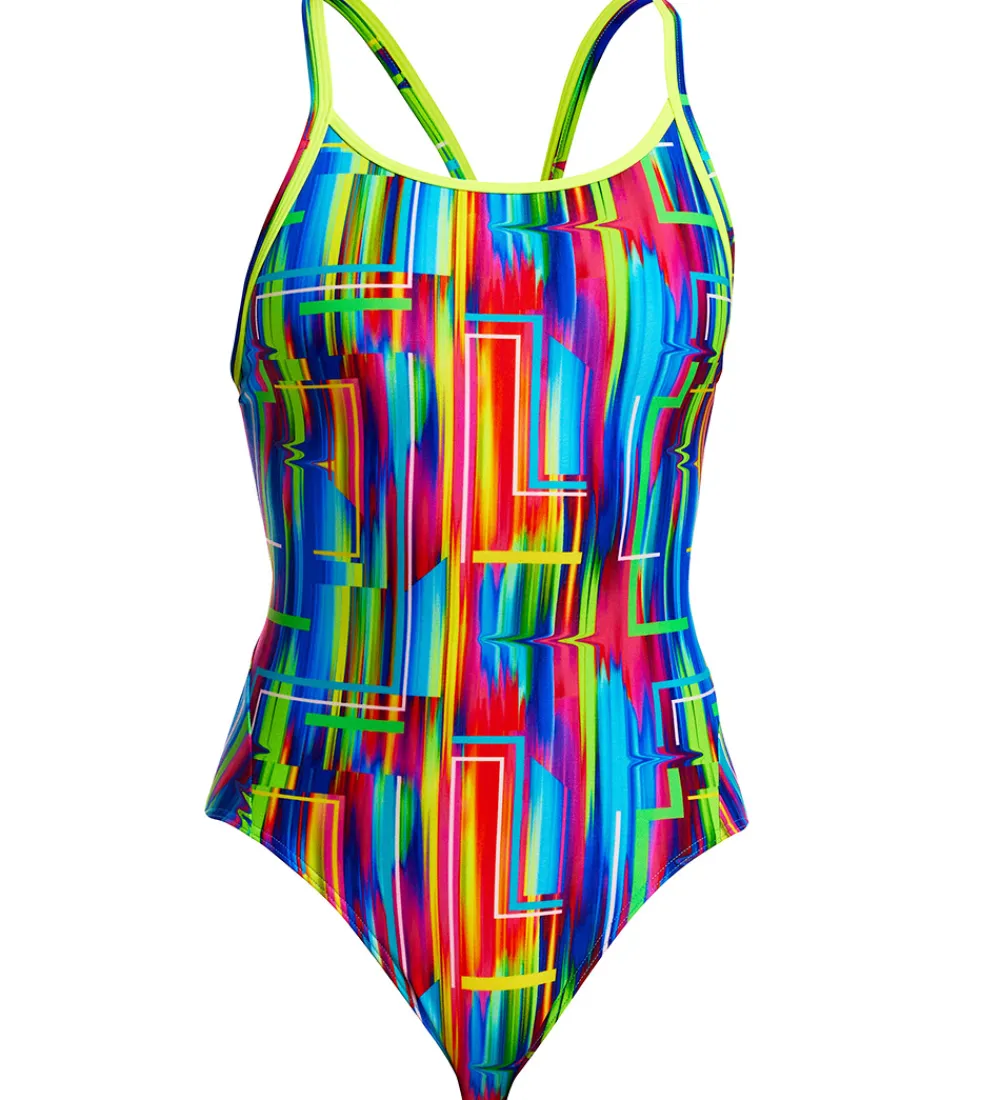 Svømmetøj>Funkita Badedragt - Diamond Back - UV50+ - The Glitch