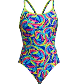 Funkita Svømmetøj>Badedragt - Diamond Back - UV50+ - Choppy Waters