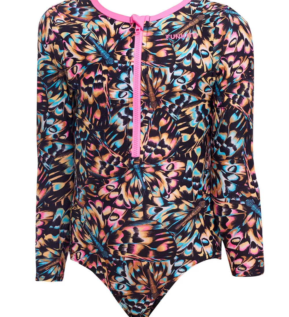 Funkita Svømmetøj|Svømning>Badedragt - Sun Cover - UV50+ - Copper Cluster