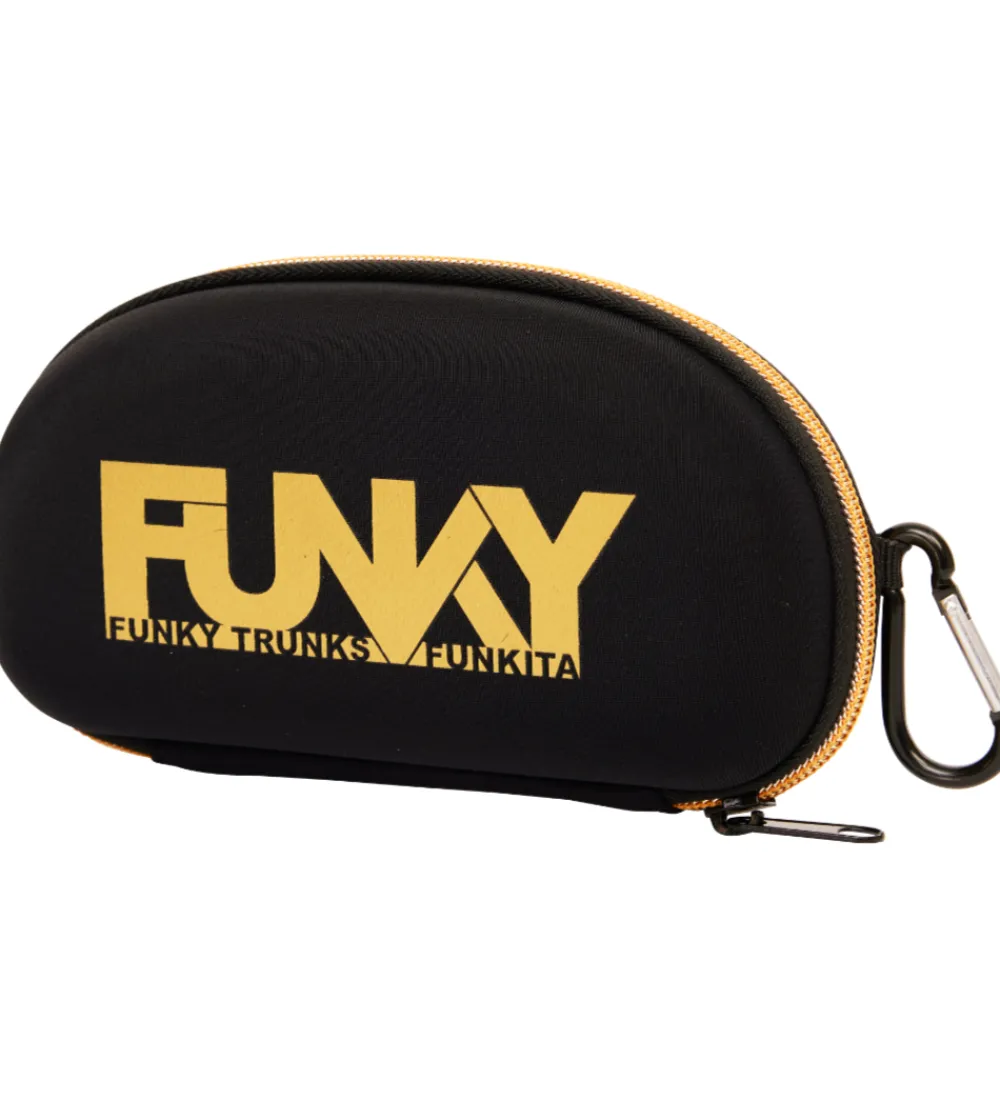 Funkita Svømmebriller|Svømning|Svømmebrille Etui - Funky - Black Attack