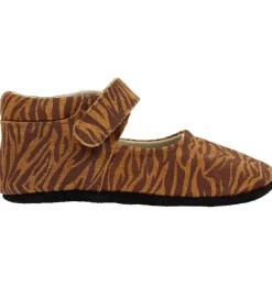 Fuzzies Skindfutter>Ballerina Hjemmesko - Tasha - Tigerprint