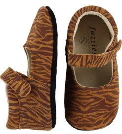 Fuzzies Skindfutter>Ballerina Hjemmesko - Tasha - Tigerprint