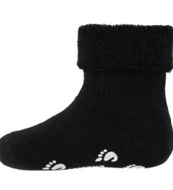 Børn Fuzzies Strømper|Skridsikre Strømper - Sort
