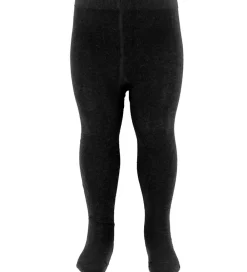 Børn Fuzzies Strømpebukser|Strømpebukser - Uld/Bomuld - Sort