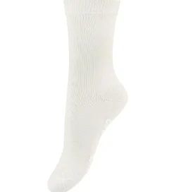 Børn Fuzzies Strømper|Strømper m. Antiskrid - Hvid