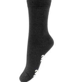 Børn Fuzzies Strømper|Strømper m. Antiskrid - Sort