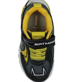 Børn Geox Børnesko Og Babysko|Blinkesko></noscript>Sko m. Lys - J Ciberdron - Sort/Gul m. Batman