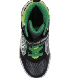 Geox Støvler|Blinkesko|Støvler m. Lys - J Inek B A - Sort/Lime