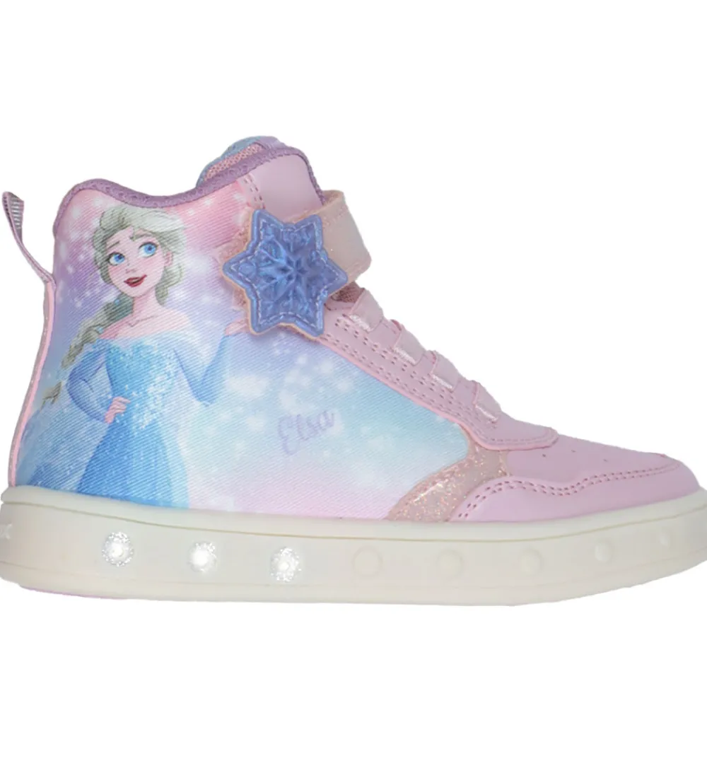 Geox Støvler|Støvler m. Lys - Skylin - Pink m. Elsa