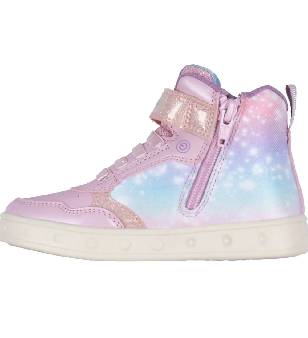 Geox Støvler|Støvler m. Lys - Skylin - Pink m. Elsa