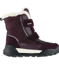 Geox Vinterstøvler|Vinterstøvler - Tex - J Trekkyup B ABX - Dk Burgundy