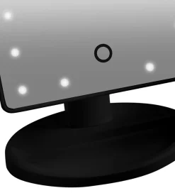 Gillian Jones Spejle></noscript>Bordspejl - Firkant - LED/Touch - Sort