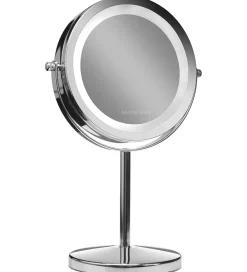 Gillian Jones Spejle>Bordspejl - Rund - LED/Forstørrelse - Krom