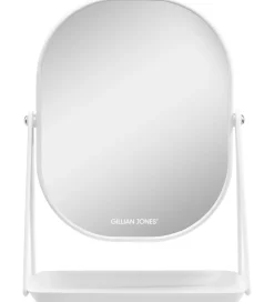Gillian Jones Spejle>Bordspejl - Oval - Forstørrelse/Bakke - Hvid