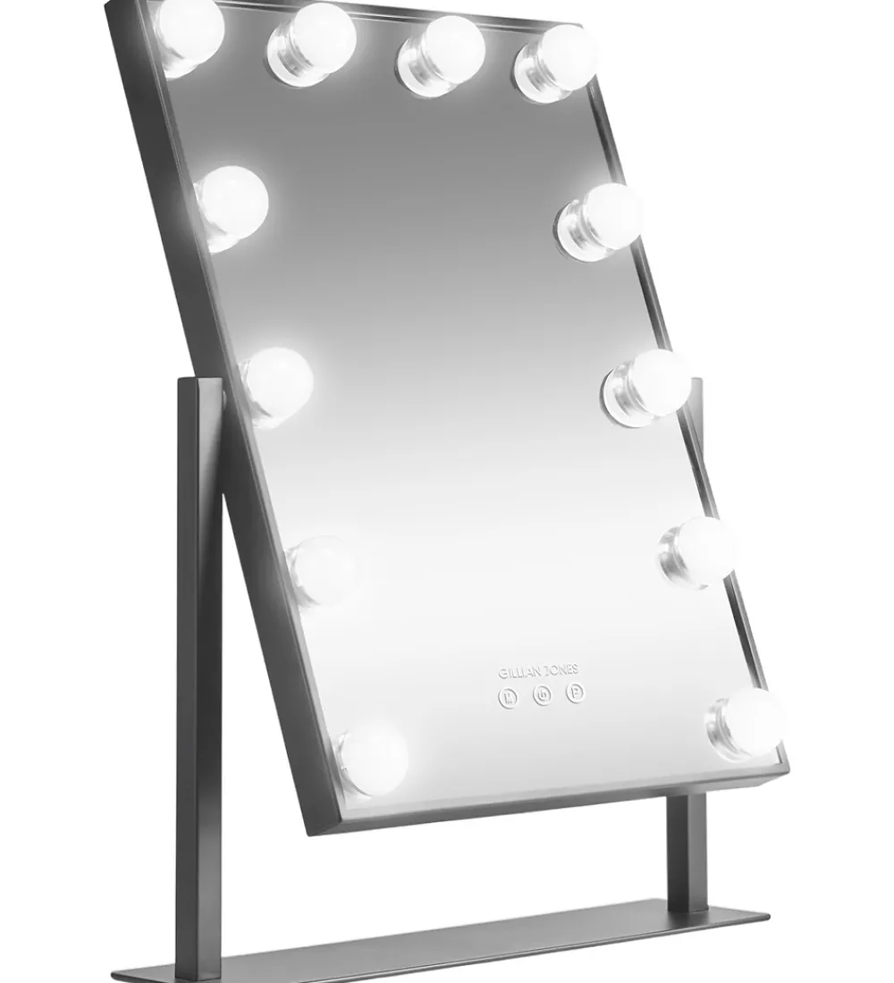 Gillian Jones Spejle|Makeupspejl - 12 LED/Touch - Sort