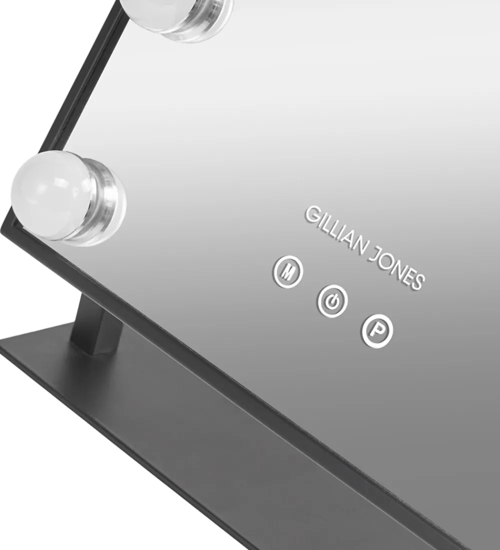 Gillian Jones Spejle|Makeupspejl - 12 LED/Touch - Sort