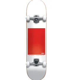 Globe Skateboards|Skateboard - 8'' - G0 Block Serif Complete - Hvid/Rød