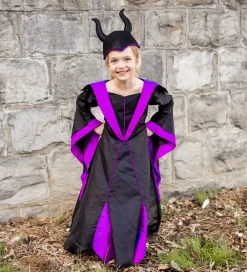 Great Pretenders Halloween></noscript>Udklædning - Skurk Prinsessekjole m. Hat - Sort