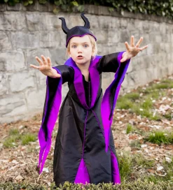 Great Pretenders Halloween></noscript>Udklædning - Skurk Prinsessekjole m. Hat - Sort