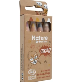 Grim Tout Sminke>Teatersminke - 4 Farveblyanter - Grrr