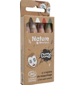 Grim Tout Sminke|Teatersminke - 4 Farveblyanter - Booh