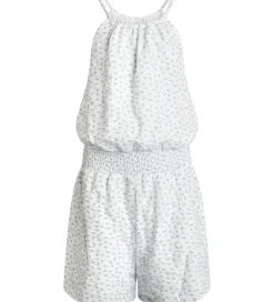 Børn Grunt Buksedragter>Buksedragt - Zennia - Hvid m. Lyseblå