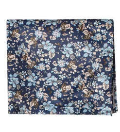 Børn Grunt Slips Og Butterfly|Jakkesæt Og Blazers|Butterfly m. Lommetørklæde - Our Flower - Navy Flower