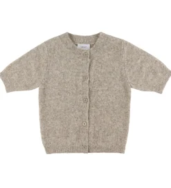 Børn Grunt Striktrøjer>Cardigan - Strik - GrIsa - Nature