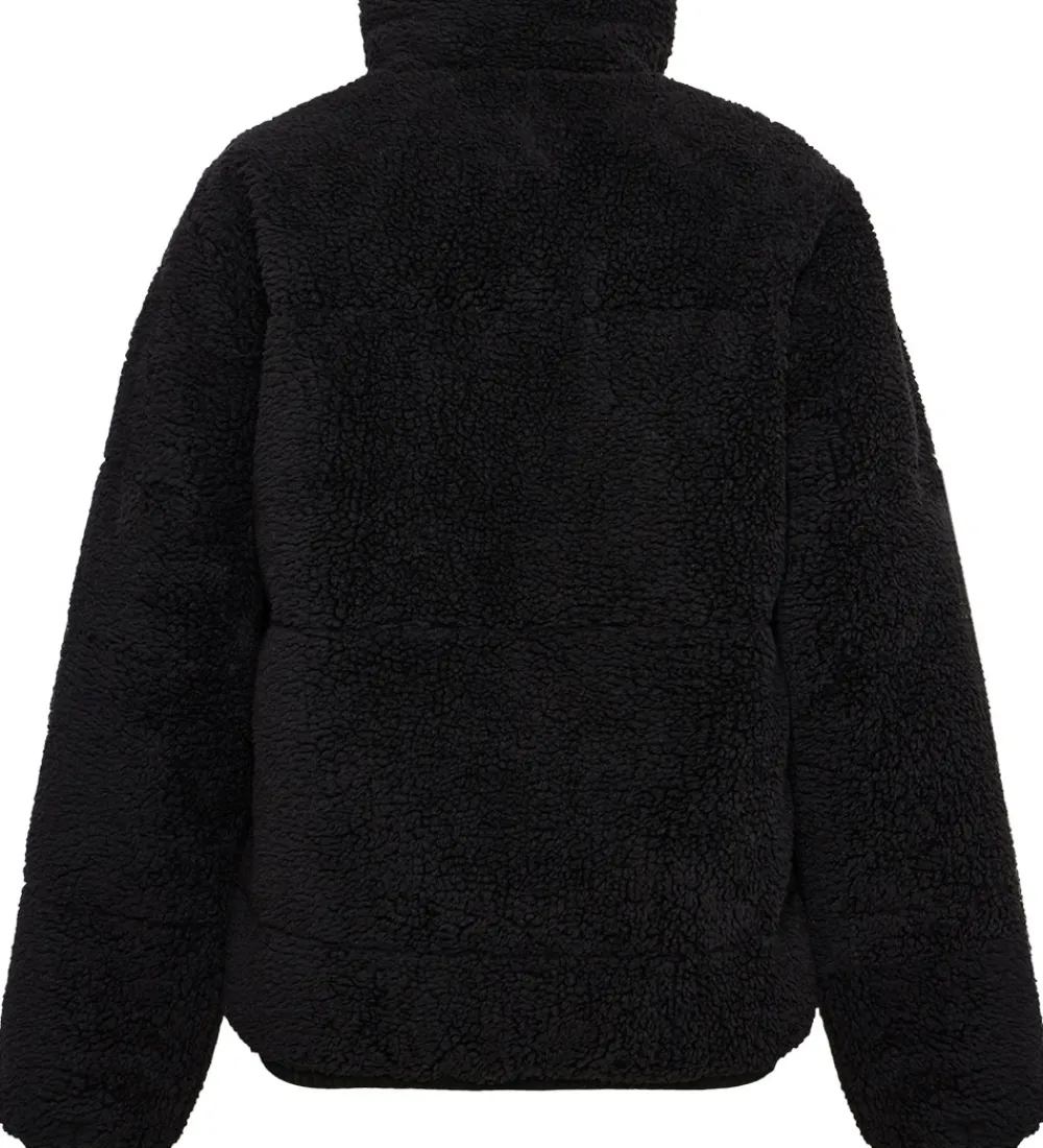 Børn Grunt Fleece>Fleecejakke - Teddy - GRLaus - Sort