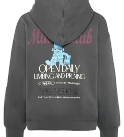 Børn Grunt Hættetrøjer>Hættetrøje - GrBama - Dark Grey