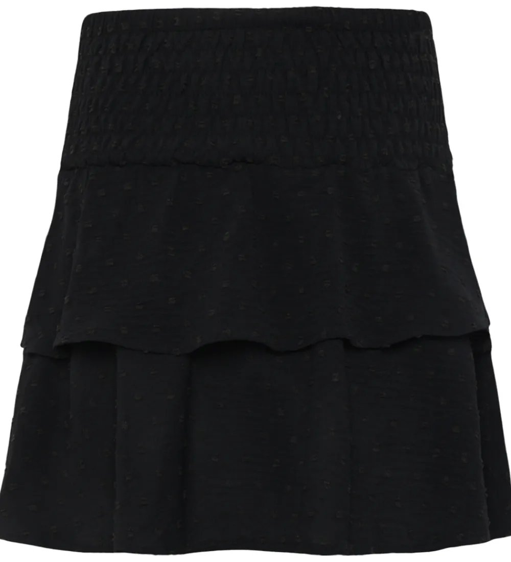 Børn Grunt Nederdele>Nederdel - GrAnti - Dot - Black