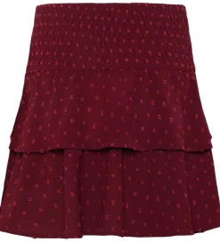 Børn Grunt Nederdele|Nederdel - GrAnti - Dot - Dark Red