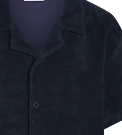 Børn Grunt Konfirmationstøj|Skjorte - GRAugust Terry - Navy