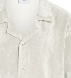 Børn Grunt Konfirmationstøj>Skjorte - GRAugust Terry - Off White