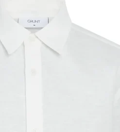 Børn Grunt Konfirmationstøj>Skjorte - Herstal - Hør - Hvid