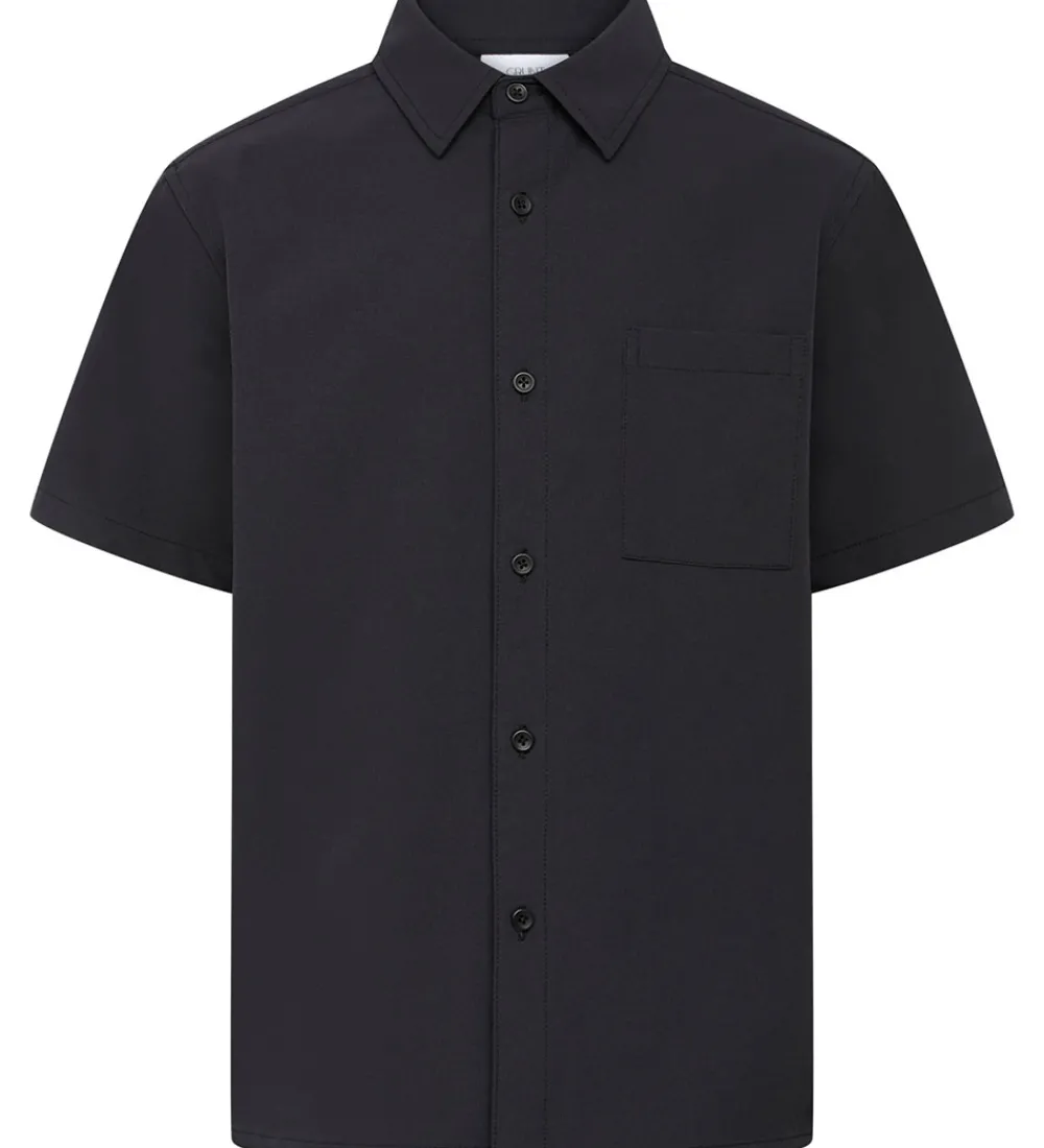 Børn Grunt Konfirmationstøj|Skjorte - Tongeren - Sort