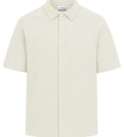 Børn Grunt Konfirmationstøj|Skjorte - Vaflet - GRAlfred - Off White