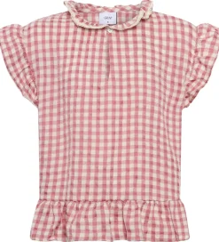 Børn Grunt Toppe>Top - GrArte - Rosa/Hvidternet