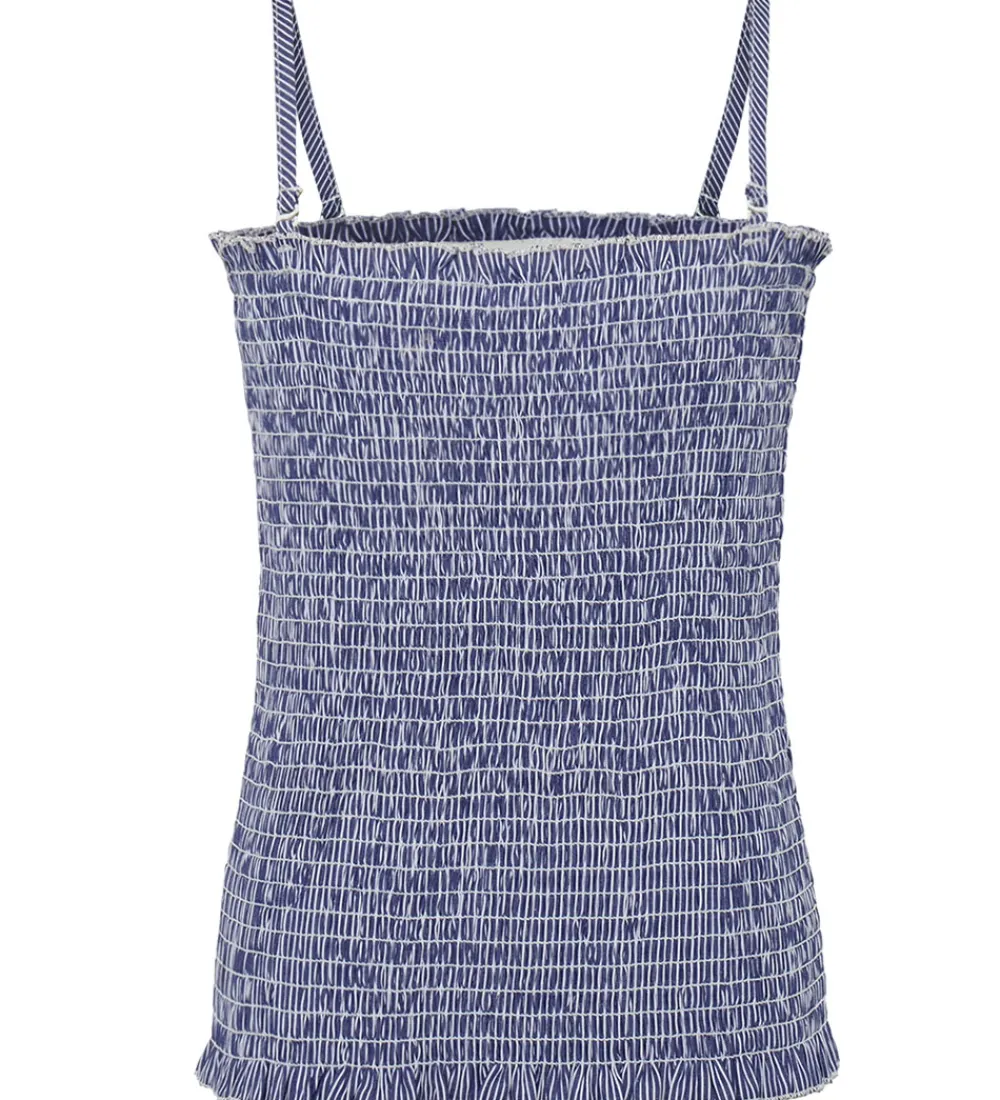 Børn Grunt Toppe>Top - GrBibi Pin - Navy/Hvid