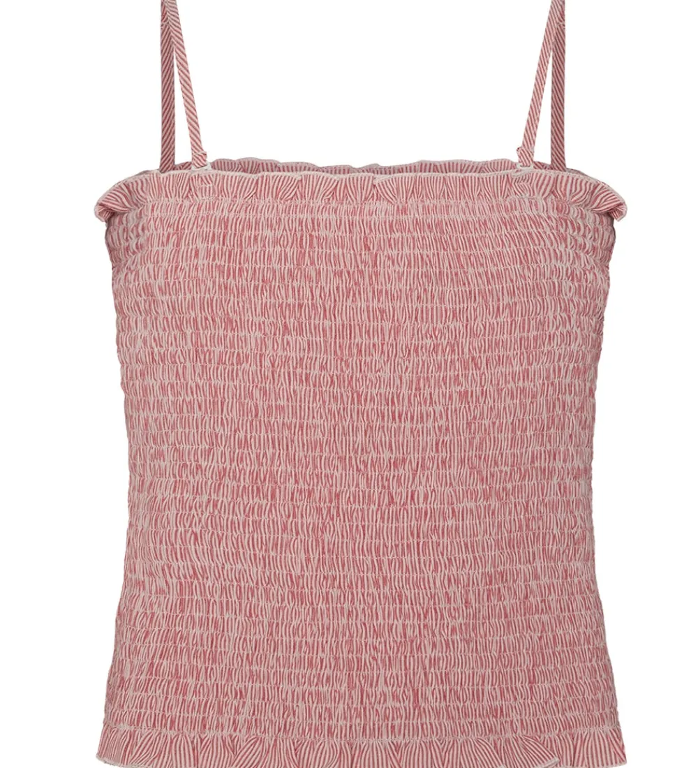 Børn Grunt Toppe|Top - GrBibi Pin - Rød/Hvid