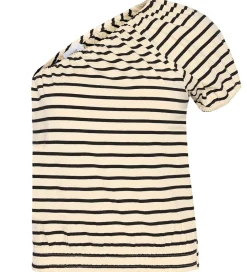 Børn Grunt Toppe|Top - GrLou - Off White/Sort