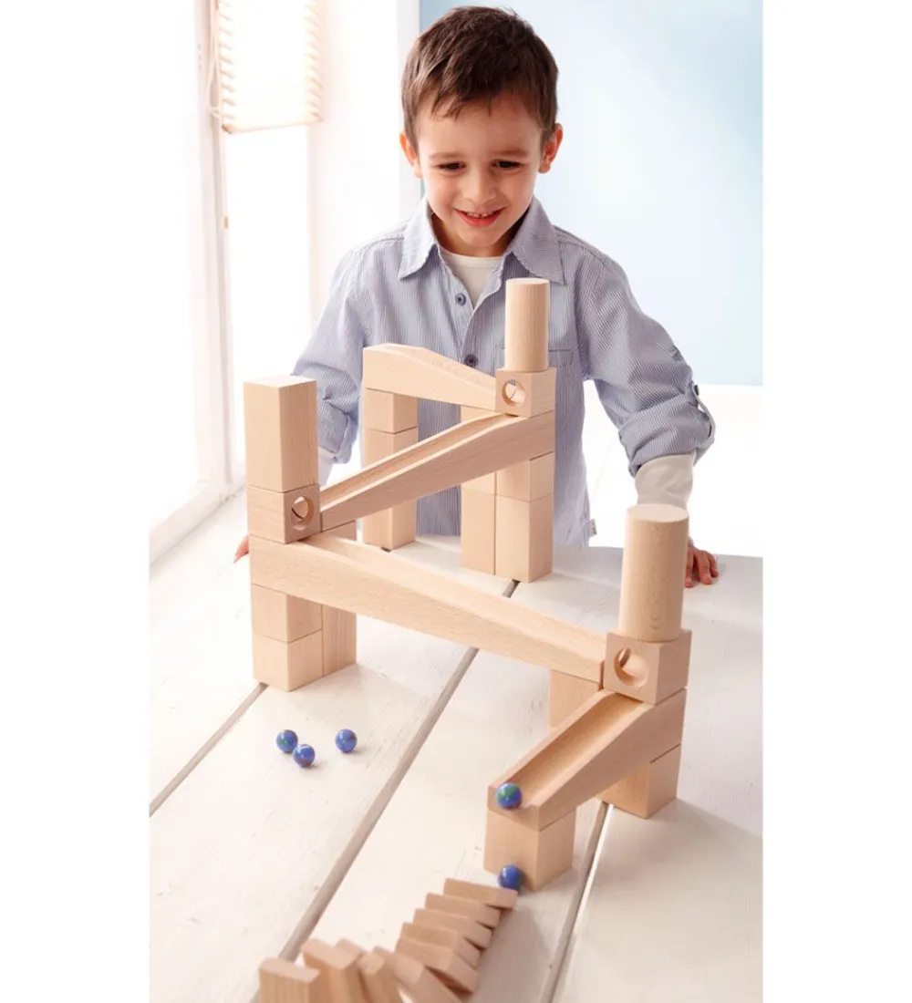 HABA Kuglebaner|kuglebane - First Playing