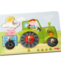 HABA Puslespil|Puslespil - 6 Brikker - Træ - Peter's Farm