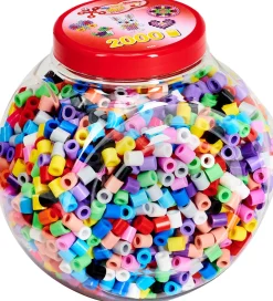 Hama Perler|Maxi Perler - 2000 stk - I Stabelbar Bøtte