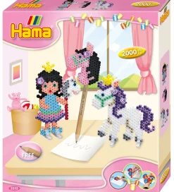 Hama Perler>Midi Gaveæske - 2000 stk. - Pony Leg
