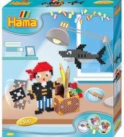 Hama Perler|Midi Gaveæske - 2500 stk - Pirat Leg